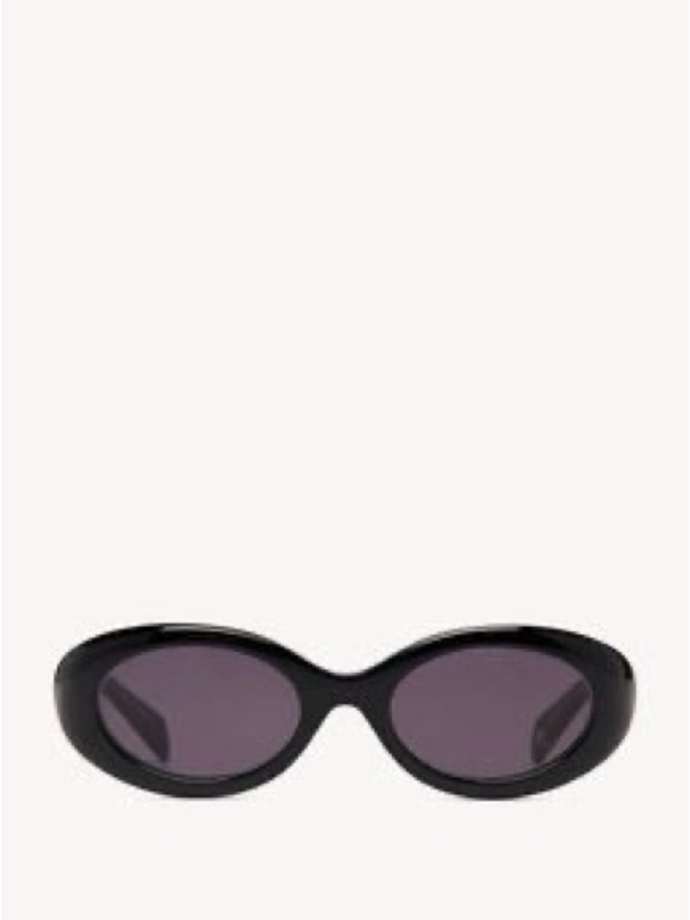 ULTRA RARE The Row x Eyevan Ella Black Oval Sunglasses